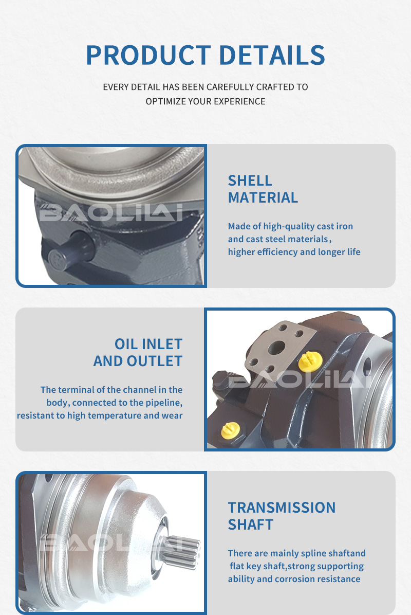 A6VE160 hydraulic motor4