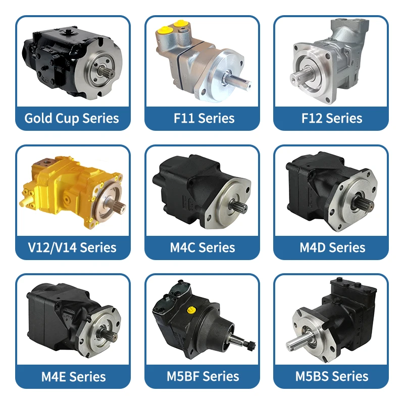 Parker Denison Hydraulic Motor Replacement | F11 F12 V12 V14 M6 M7 Gold Cup Series | Baolilai Factory