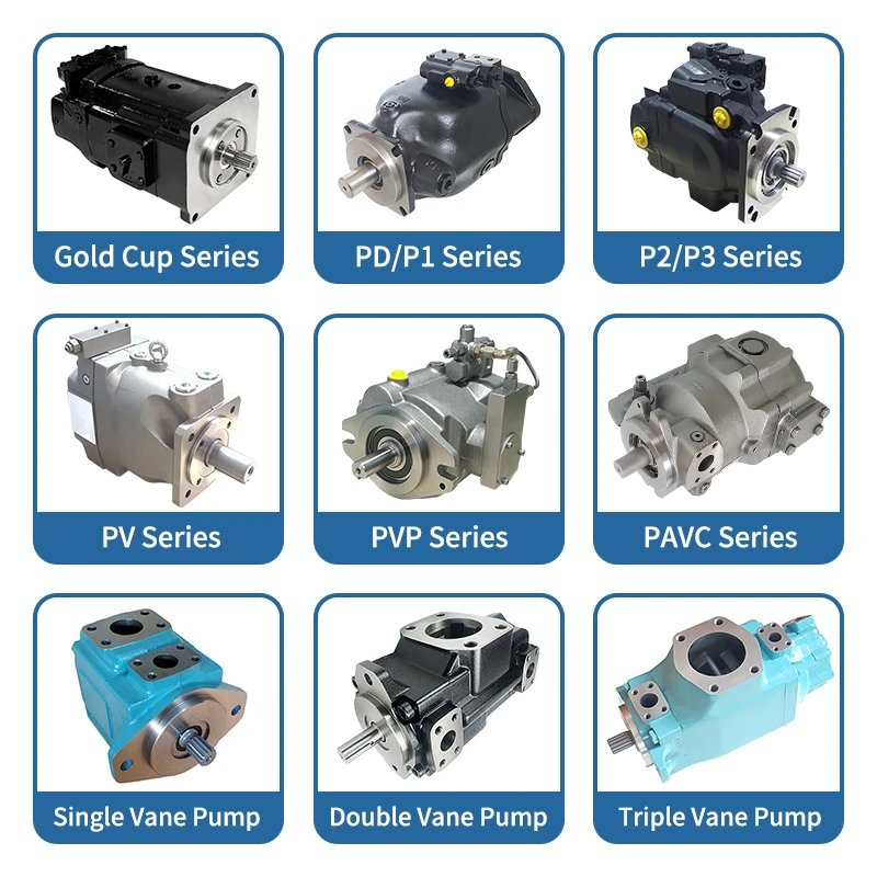 Parker Denison Hydraulic Pump Replacement | P2 P3 PD PV Gold Cup Series | Baolilai Factory