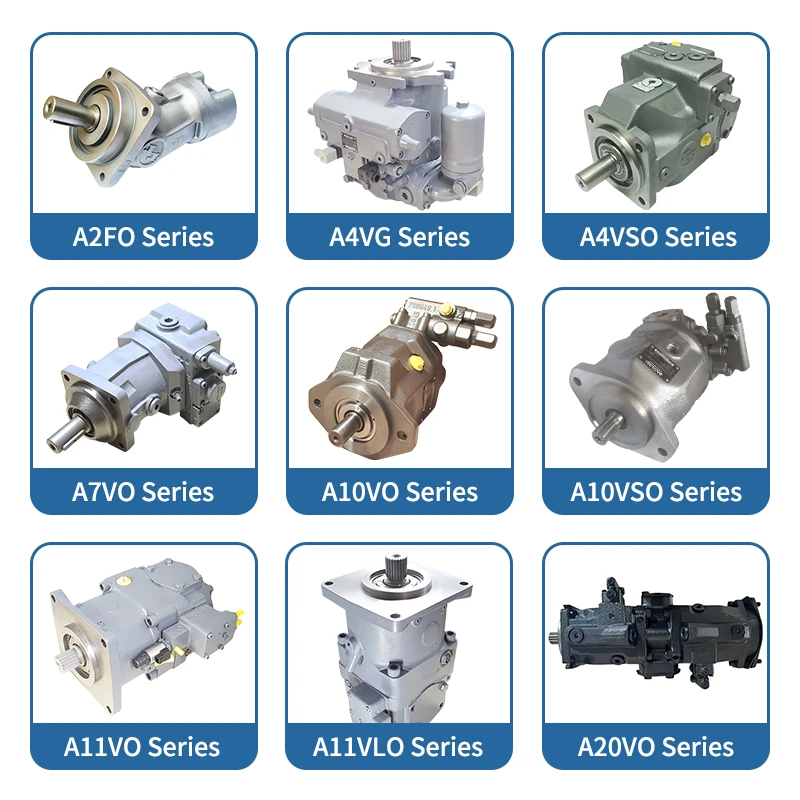 Bosch Rexroth Hydraulic Piston Pump Replacement | A4VG A10VSO A4VSO A11VO Series | Baolilai Factory
