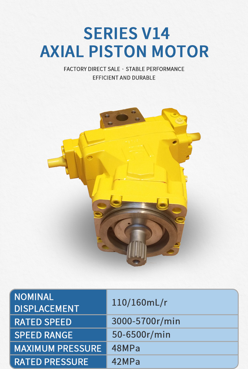 Parker V14-110 hydraulic motor 1
